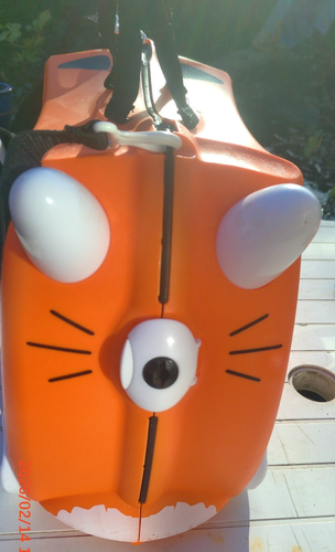 Trunki Kinder 'Tiger' Aufsitzkoffer und Clownfisch Trockentasche. - Bild 6 von 8