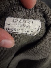 NVA PULLOVER DDRI GESTEMPELT 1961  !!!