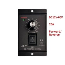 DC 12-60V 20A  Speed Controller Forward/Reverse PWM Electric Motor Regulator