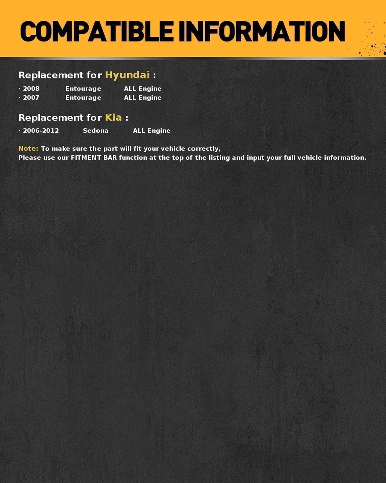 Cilindro maestro de freno para Kia Sedona 2006-2012 y Hyundai Entourage 2007-2008 Foto 2 de 4