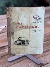 Land Rover Series 2 And 2a Parts Catalogue For Petrol And Diesel Models 1958
