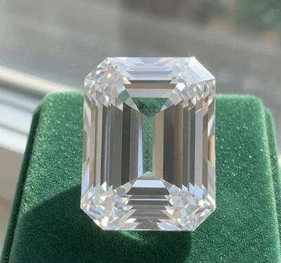 25 Ct Natural Montana White Sapphire Certified Emerald Stunning Loose Gemstone
