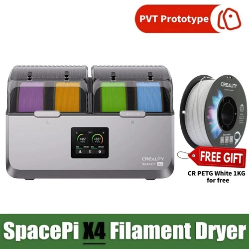 Creality SpacePi X4 Filament Trockner für 4 Spulen | 360° Heizung | 200W