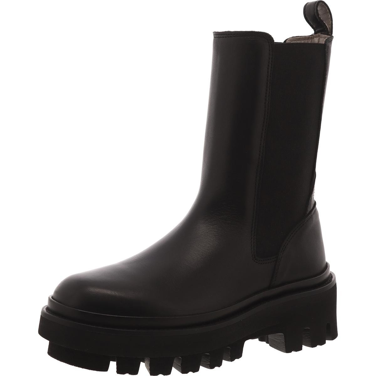 Женские ботинки All Saints Billie Boot черные до середины икры 10 Medium BM BHFO 4748 19290₽