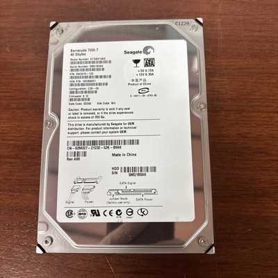 Seagate Barracuda 40GB ST340014AS 7200RPM PATA IDE 3.5'' Internal HDD
