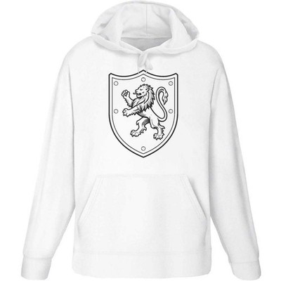 Hoodie / Kapuzenpullover ''Shield Crest with Heraldic Lion'' für Erwachsene (HO061585)