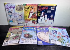 VTG Painting Magazines with Patterns Lot of 7 Tole Decorative Folk