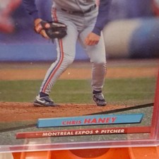 Chris Haney Montreal Expos Baseball Card Lot MLB Card Stock Sports Trading Card