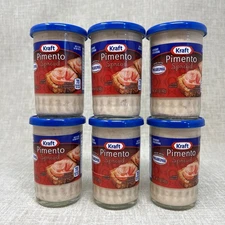 Lot of 6 Kraft Pimento Cheese Spread 5 oz Jars Best By 5/26 FREE SHIPPING