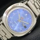 VINTAGE SEIKO 5 AUTOMATIC 6119B JAPAN MENS BLUE COLOR DIAL WATCH a433681-a