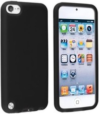 Protective Anti-Slip Rubber Cover for iPod Touch 5, 6, 7 - Sleek Black Design