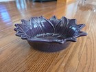 Appolia France Purple Flower Leaves Bakeware Serving Dish Bowl 070220 Vintage  — photo 2