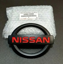 03-08 Nissan 350z Jdm Nismo Front Fender Emblems Pair Matte Black Red Badge 03-08 Nissan 350z Jdm Nismo Front Fender Emblems Pair Matte Black Red Badge