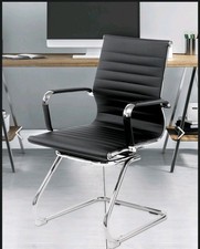 NAUTILUS DESIGNS BONDED LEATHER ARMCHAIR IN GREY