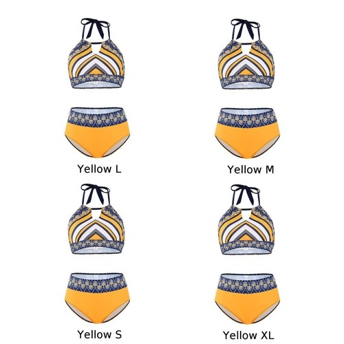 Digitaldruck Bikini Strand Urlaub 20% Elasthan Stoff Brandneu Zustand - Picture 10 of 24