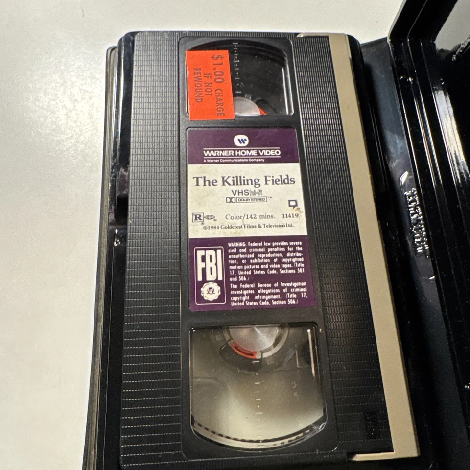 The Killing Fields 1985 Original Release Warner Home Video Clamshell VHS - Image 4 of 4
