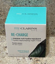 BRAND NEW Sealed CLARINS RE-CHARGE Hydra-Replumping Night Mask 1.7 oz / 50mL