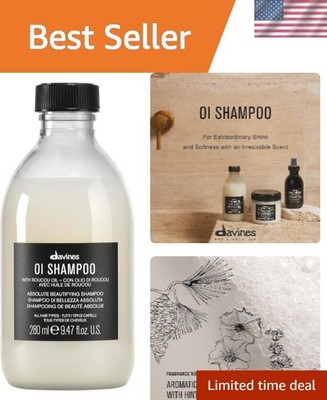 Davines OI Shampoo for All Hair Types - 280ml Hydrating Formula