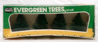 Life-Like Products Evergreen Trees Small HO Train Scale New Sealed