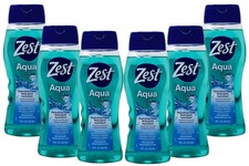 Zest Aqua Hydrating Body Wash, 18 Fl Oz Pack of 6 - Moisturizing  Refreshing