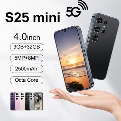 2026 5G Android Smartphone S25 Mini 32GB Entsperrte Dual SIM Ohne Vertrag Handy