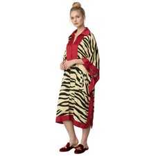 Gucci Red Striped Silk Loungewear Dress, S/IT40 SRP: $4500