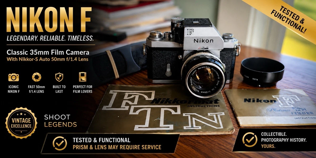 Nikon F Photomic FTN Film Cameras for sale - eBay