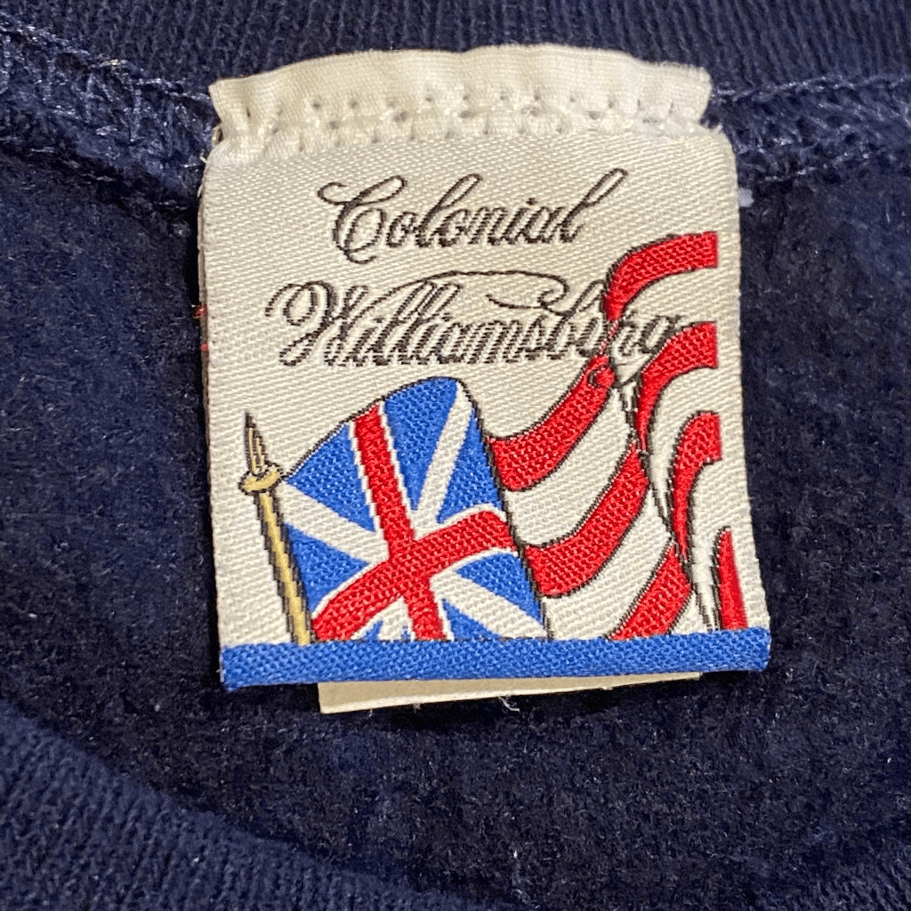 Vintage Colonial Williamsburg Navy Blue Christmas… - image 6