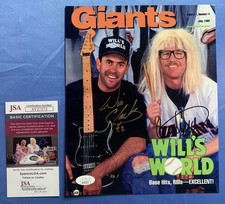 WILL CLARK & CORY SNYDER Signed WAYNES WORLD 8x10 Photo w/JSA Authentication