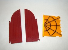 BATMAN ANIMATED ~ BATCAVE COMMAND CENTER PARTS ~ DOORS WINDOW WAYNE MANOR KENNER