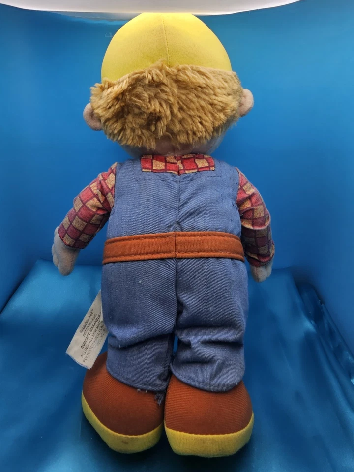 Bob The Builder 11” Plush 2001 Huggable Bob Hasbro Playskool Vintage Stuffed - Image 4 of 4