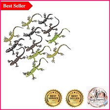 12-Pack 5.5-Inch Lifelike Plastic Lizard Prank Props