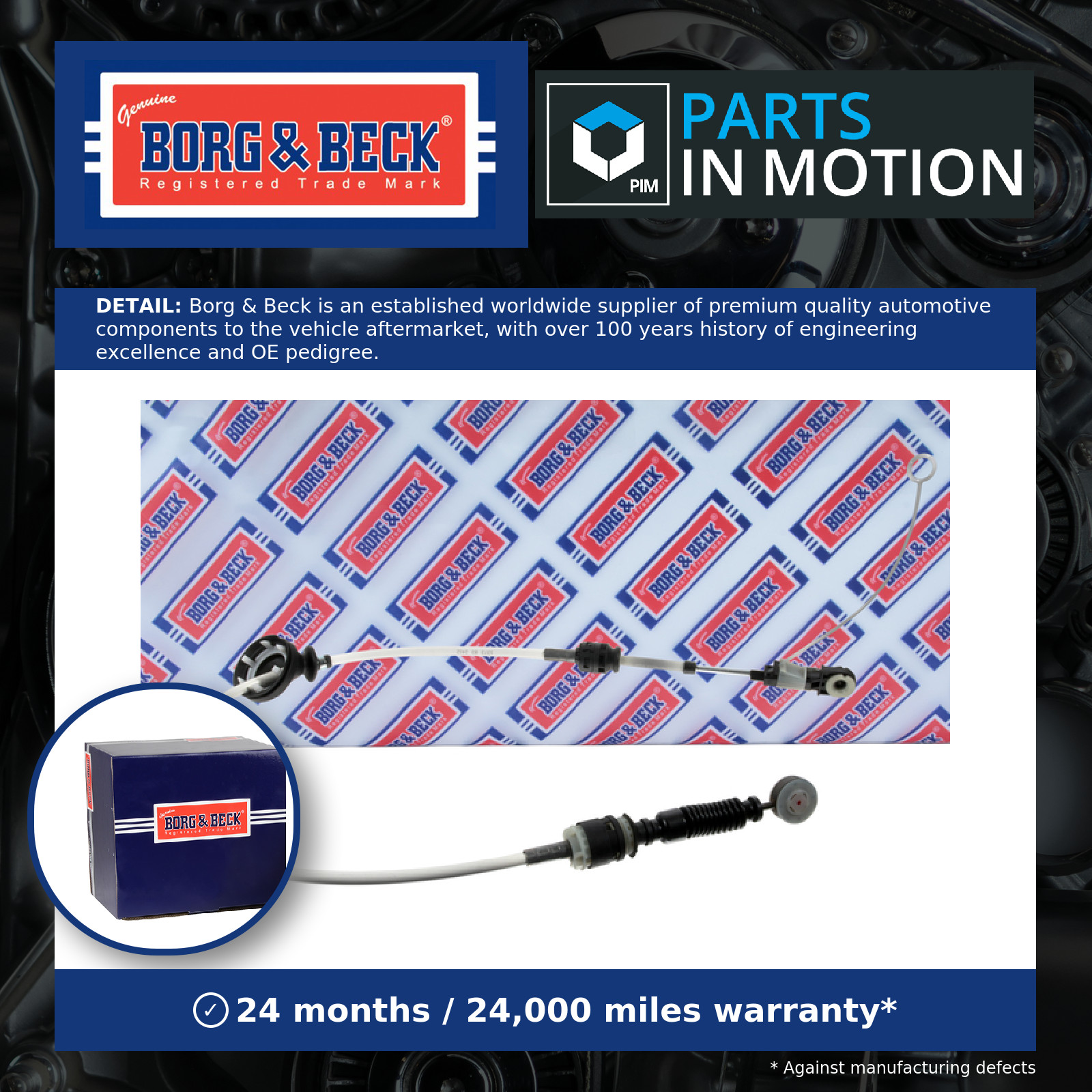 Gear Change Cable fits MERCEDES VITO W639 3.2 LHD Only 2003 on M112.951 B&B New