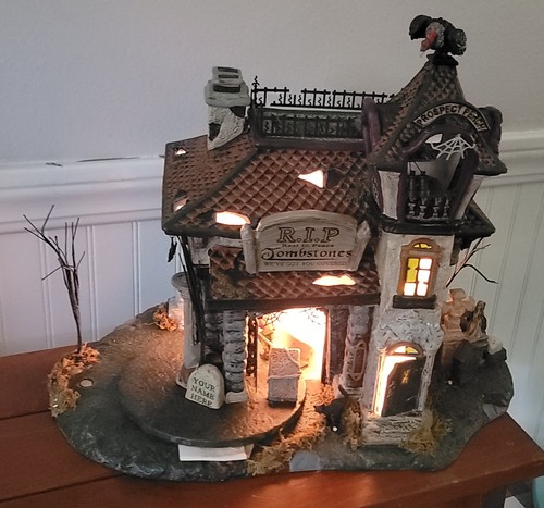Dept 56 Halloween Riposa in Pace PIETRE TOMBALI opere animate Villaggio delle Nevi - Foto 3 di 19