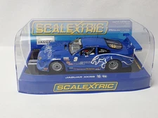 SCALEXTRIC JAGUAR XKRS ROCKET MOTORSPORTS 1/32 SCALE SLOT CAR NICE!!!