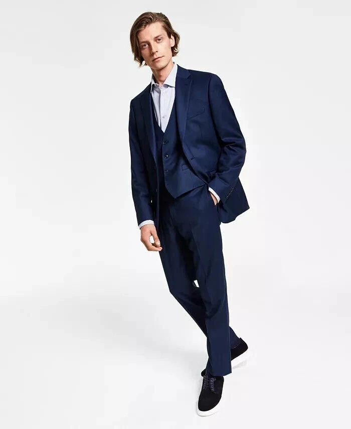 Calvin klein extra slim fit suit discount