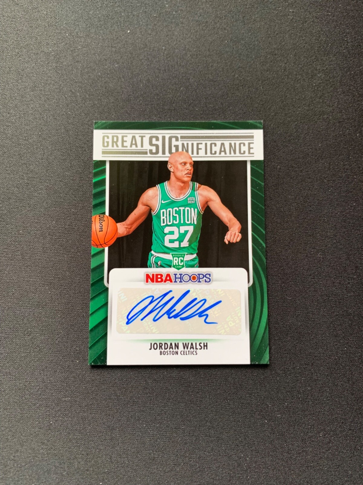 2023-24 Panini NBA Hoops Great SIGnificance Jordan Walsh #GS-WAL Rookie Auto RC