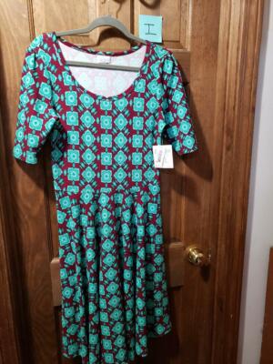 NEW LuLaRoe NICOLE Dress in sizes Large NWTA | eBay