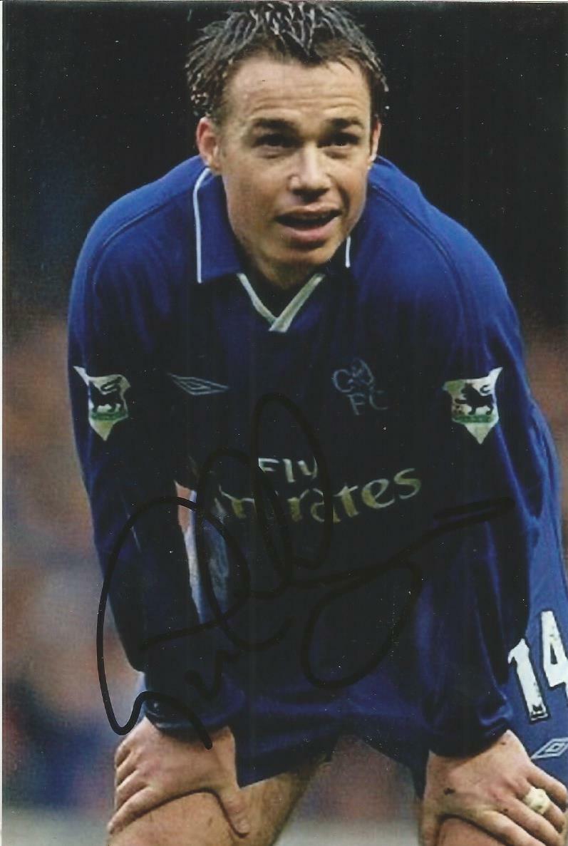 Graeme Le Saux - Photo Action Signée 6x4 - Chelsea, England, Southampton - Avec COA