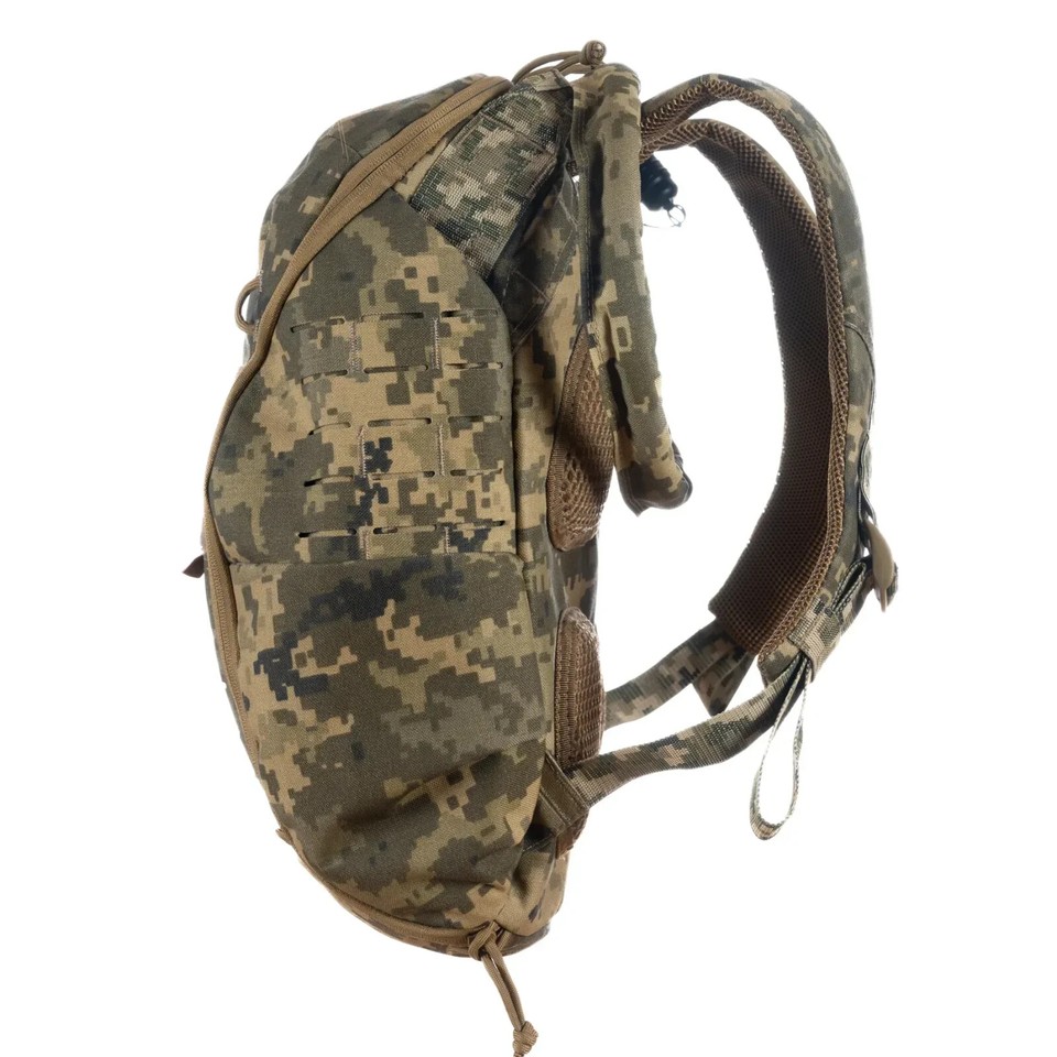 Tactical Backpack 15L Pixel MM-14 Laser Cut MOLLE Ukraine Military army ...