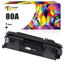 Black Toner Fits For HP 80A LaserJet 400 M401a M401n dw MFP M425dn M425dw CF280A