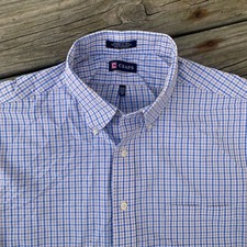 Ralph Lauren Chaps Shirt Mens 17-17 1/2 Button Down Classic Fit Twill