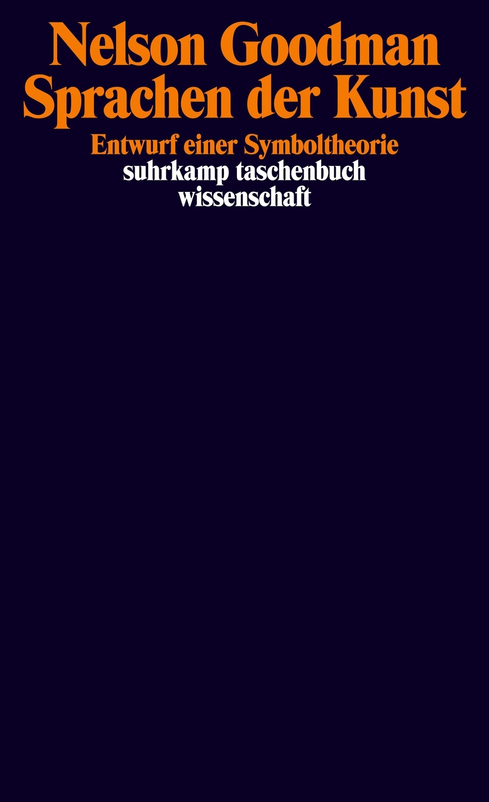Thumbnail - Nelson Goodman / Sprachen Der Kunst / 9783518289044
