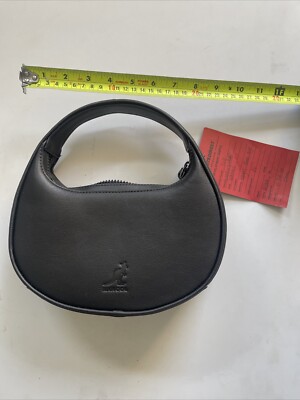 Kangol Handtasche Grab Probierstück exklusive Mode selten seltsam ungewöhnlich schwarz Damen