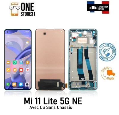 Écran LCD + Tactile Pour Xiaomi Mi 11 Lite 5G NE - Noir - Neuf