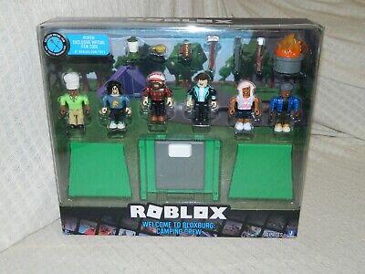  Roblox Colección Action - Bienvenido a Bloxburg: Camping Crew  Playset [Incluye artículo virtual exclusivo] : Juguetes y Juegos