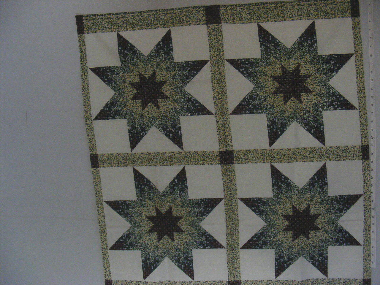 Starlast Hunter & Burgundy Cotton Blend Pillow Panel 36x35 Inches-image