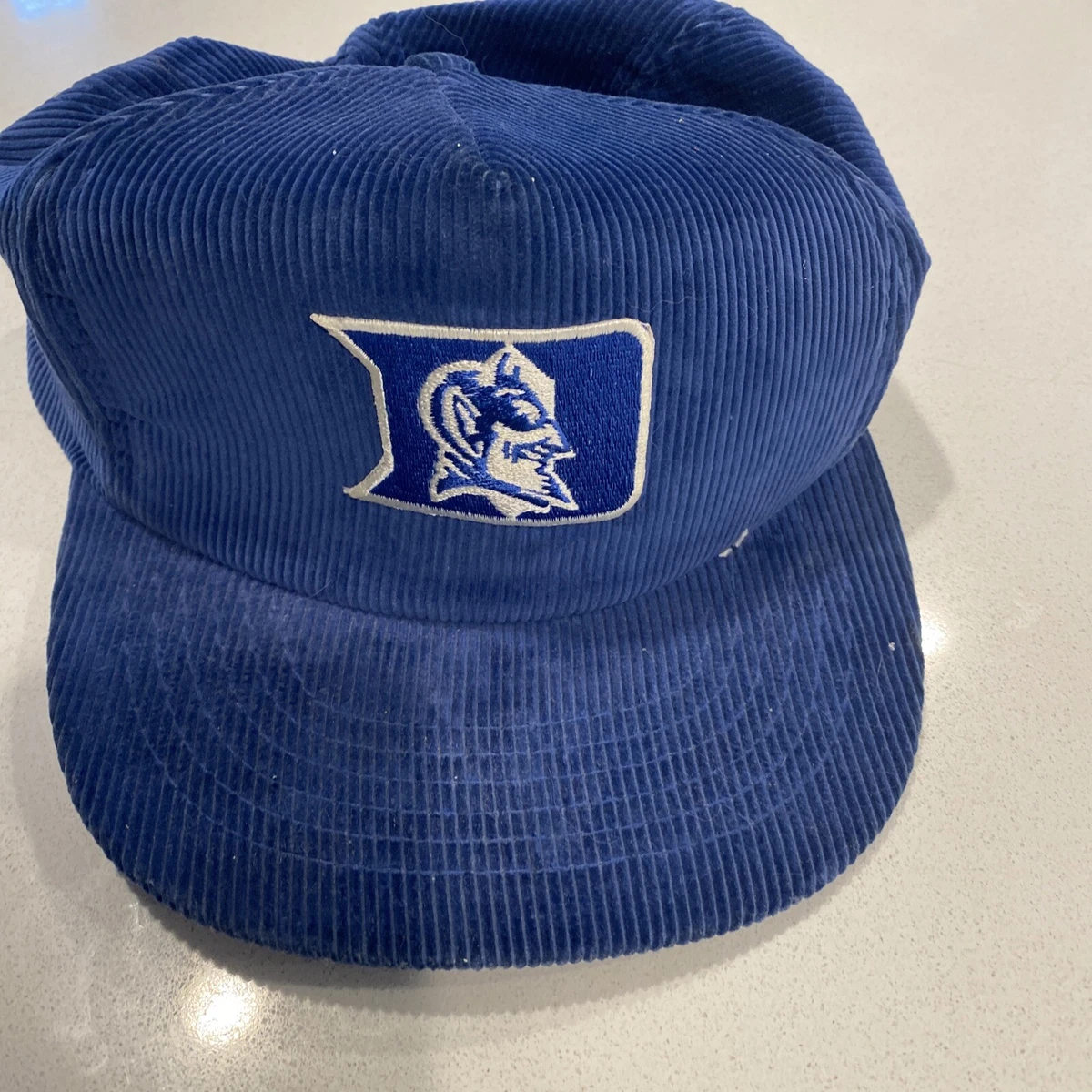 Vintage Duke Blue Devils Corduroy Hat Snapback RARE