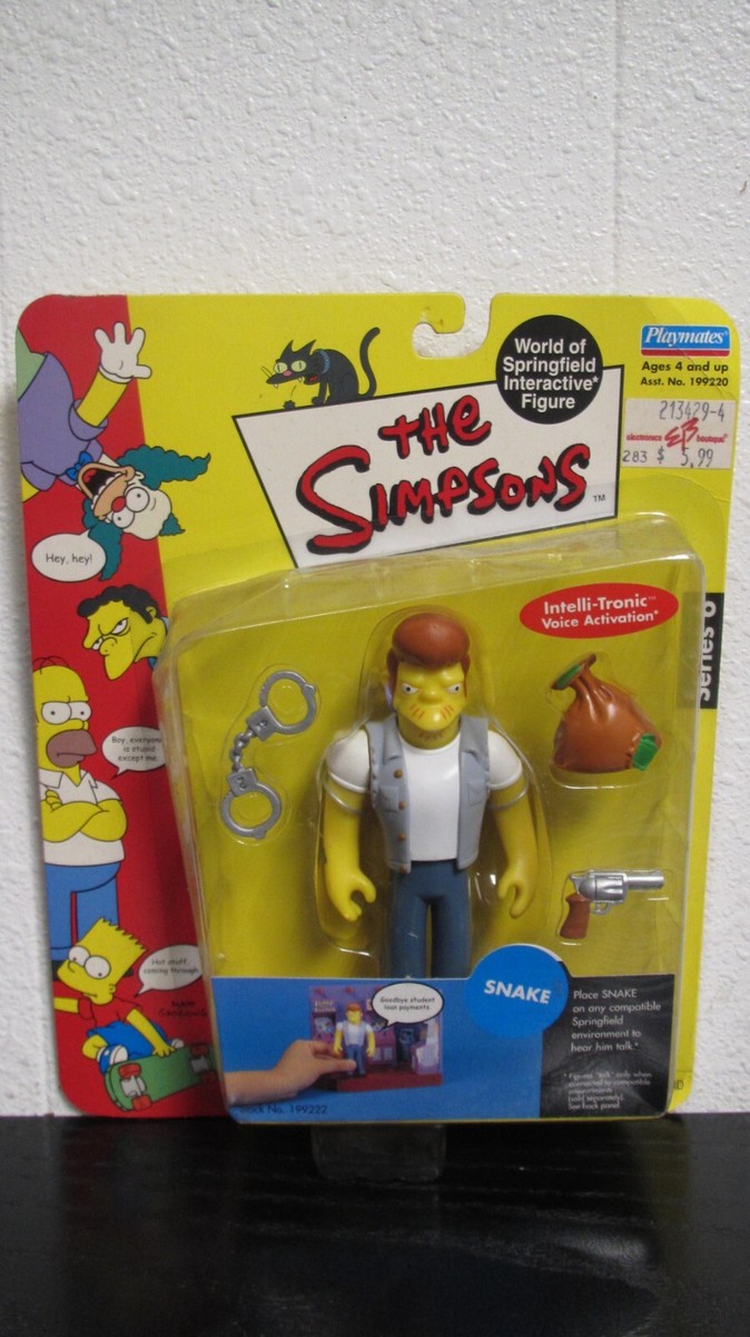 Playmates Toys The Simpsons Series 6: Snake Action Figure