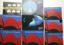 9 Original Manuals For Nikon  Nikkormat EL System  Accessories. See Picture.